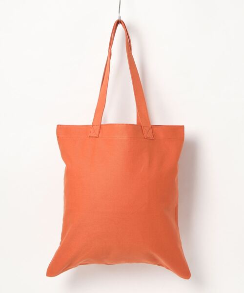 Samansa Mos2（サマンサ モスモス）の「キャンバスロゴトートバッグ（ハンドバッグ・レディース・ベージュ/オレンジ/チャコール・ﾌﾘ-）」の4枚目の写真