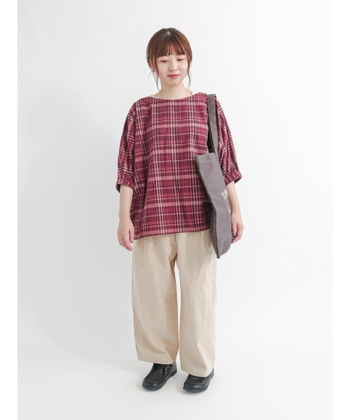 Samansa Mos2（サマンサ モスモス）の「キャンバスロゴトートバッグ（ハンドバッグ・レディース・ベージュ/オレンジ/チャコール・ﾌﾘ-）」の11枚目の写真