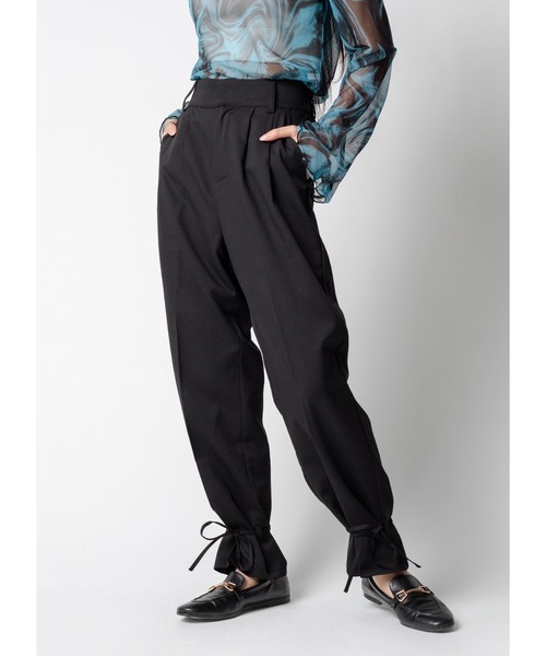Adoon plain(アドーンプレーン)の「【2way】裾絞りパンツ(その他パンツ・レディース・ブラック/グレー・MEDIUM/LARGE)」の2枚目の写真