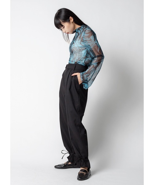 Adoon plain(アドーンプレーン)の「【2way】裾絞りパンツ(その他パンツ・レディース・ブラック/グレー・MEDIUM/LARGE)」の5枚目の写真