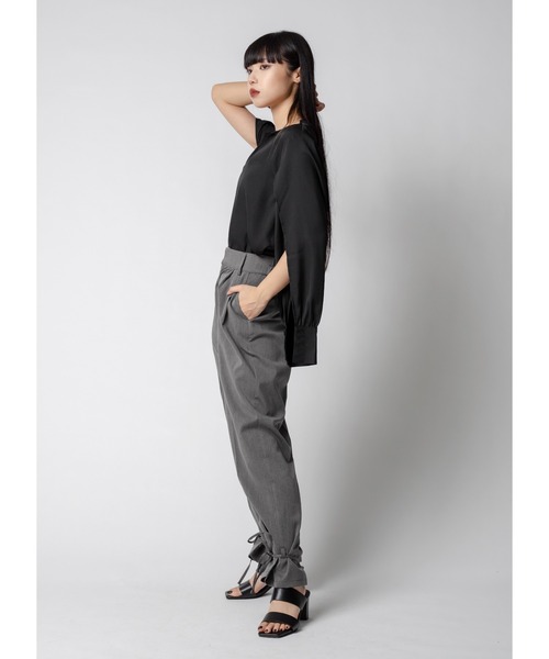 Adoon plain(アドーンプレーン)の「【2way】裾絞りパンツ(その他パンツ・レディース・ブラック/グレー・MEDIUM/LARGE)」の11枚目の写真