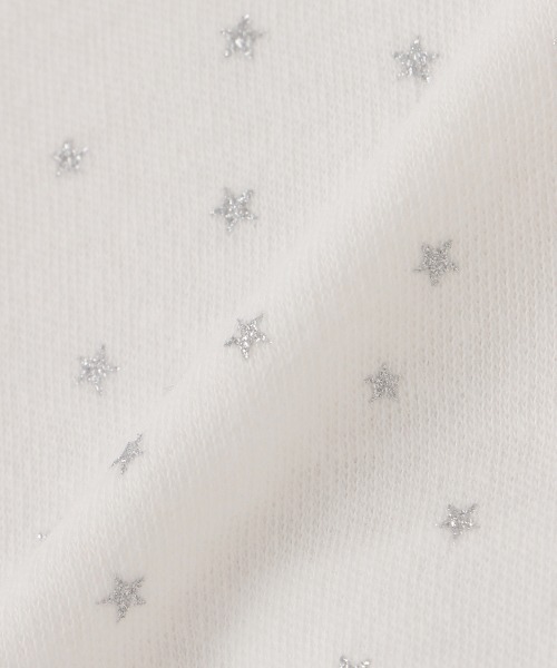 Sophie la girafe（ソフィーラジラフ）の「スターダストスムース長袖ボディスーツ【日本製】（肌着・キッズ・オフホワイト・80ｃｍ/70cm）」の8枚目の写真