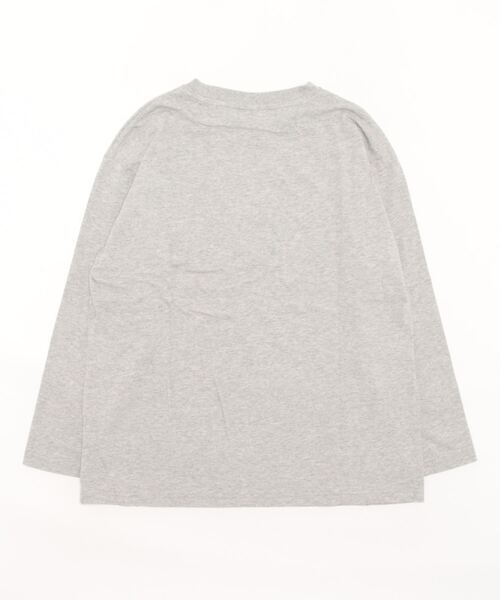 Ocean Pacific(オーシャンパシフィック)の「Ocean Pacific/オーシャンパシフィック コットン カリフォルニア カレッジ ロゴ プリント ドロップショルダー クルーネック 長袖 Tシャツ ロンT(Tシャツ/カットソー・レディース・ベージュ/グリーン/ホワイト/ヘザーグレー/チャコールグレー・L/M/XL)」の6枚目の写真