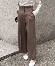 [ 低身長向けサイズ ] 選べるシルエットウエストベルトデザインパンツ
