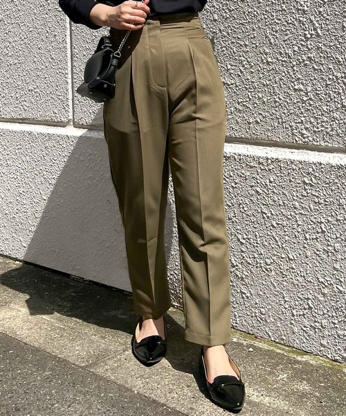 Petitle（プチレ）の「[ 低身長向けサイズ ] 選べるシルエットウエストベルトデザインパンツ（その他パンツ・レディース・ベージュ系/ブラウン/ブラウン系/ブラック/ベージュ系1/ブラック系/カーキ系/カーキ・PM/M/2M/1M）」の7枚目の写真