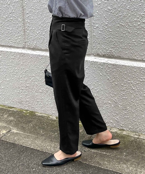 Petitle（プチレ）の「[ 低身長向けサイズ ] 選べるシルエットウエストベルトデザインパンツ（その他パンツ・レディース・ベージュ系/ブラウン/ブラウン系/ブラック/ベージュ系1/ブラック系/カーキ系/カーキ・PM/M/2M/1M）」の11枚目の写真