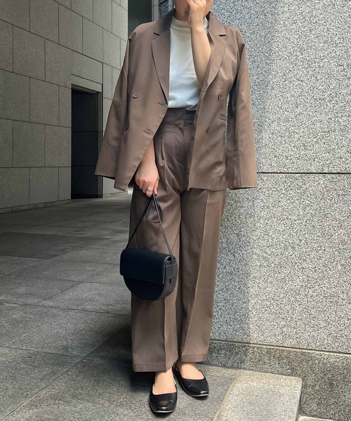 Petitle（プチレ）の「[ 低身長向けサイズ ] 選べるシルエットウエストベルトデザインパンツ（その他パンツ・レディース・ベージュ系/ブラウン/ブラウン系/ブラック/ベージュ系1/ブラック系/カーキ系/カーキ・PM/M/2M/1M）」の12枚目の写真