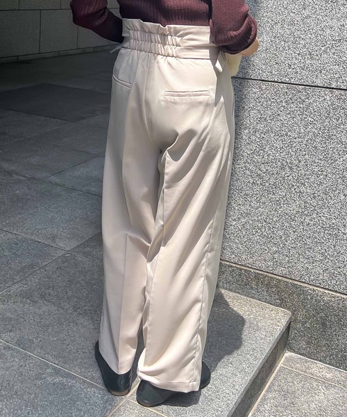 Petitle（プチレ）の「[ 低身長向けサイズ ] 選べるシルエットウエストベルトデザインパンツ（その他パンツ・レディース・ベージュ系/ブラウン/ブラウン系/ブラック/ベージュ系1/ブラック系/カーキ系/カーキ・PM/M/2M/1M）」の15枚目の写真