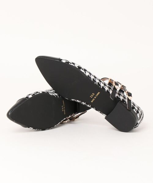 EDIT COLOGNE（エディットコロン）の「メリージェーンフラット（パンプス・レディース・ブラック/ブラック系その他/シルバー・24.0cm/23.5cm/23.0cm）」の4枚目の写真