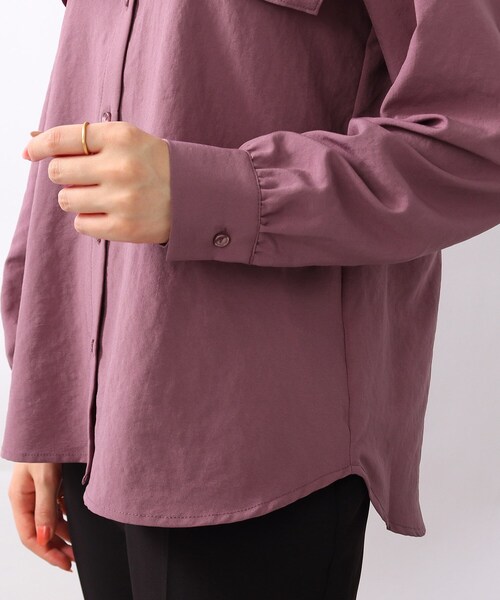 DRESKIP（ドレスキップ）の「◆大人かわいい着こなしに！ビッグ襟セ－ラカラ－ブラウス（シャツ/ブラウス・レディース・ナチュラル/ブラック/ピンク系・02/03）」の8枚目の写真