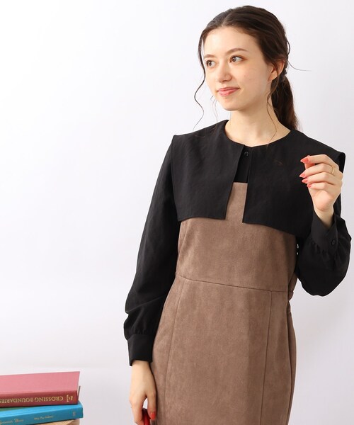 DRESKIP（ドレスキップ）の「◆大人かわいい着こなしに！ビッグ襟セ－ラカラ－ブラウス（シャツ/ブラウス・レディース・ナチュラル/ブラック/ピンク系・02/03）」の10枚目の写真