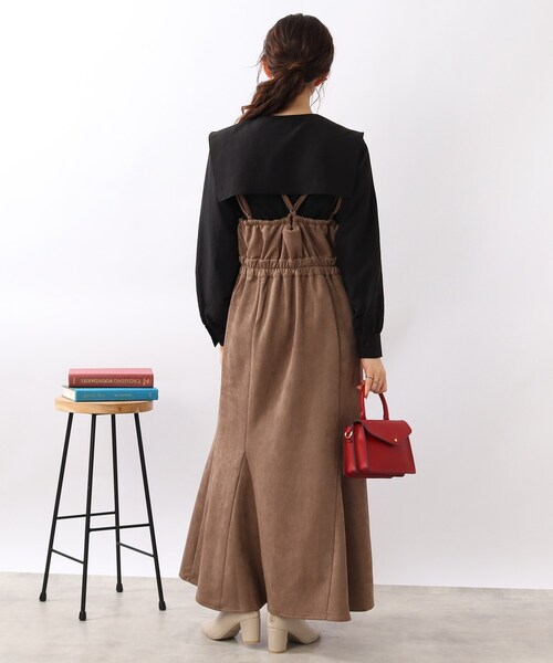 DRESKIP（ドレスキップ）の「◆大人かわいい着こなしに！ビッグ襟セ－ラカラ－ブラウス（シャツ/ブラウス・レディース・ナチュラル/ブラック/ピンク系・02/03）」の15枚目の写真