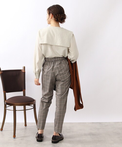 DRESKIP（ドレスキップ）の「◆大人かわいい着こなしに！ビッグ襟セ－ラカラ－ブラウス（シャツ/ブラウス・レディース・ナチュラル/ブラック/ピンク系・02/03）」の22枚目の写真