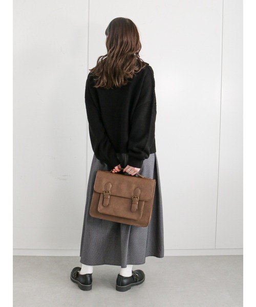 ehka sopo（エヘカソポ）の「襟付透かし編みカーディガン（カーディガン/ボレロ・レディース・グリーン/レッド/キナリ/ブラック・ﾌﾘ-）」の20枚目の写真