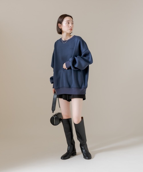 mline（エムライン）の「[mline] ボリュームスウェット（スウェット・レディース・ネイビー/グレー・FREE）」の10枚目の写真