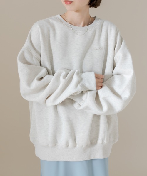 mline（エムライン）の「[mline] ボリュームスウェット（スウェット・レディース・ネイビー/グレー・FREE）」の22枚目の写真