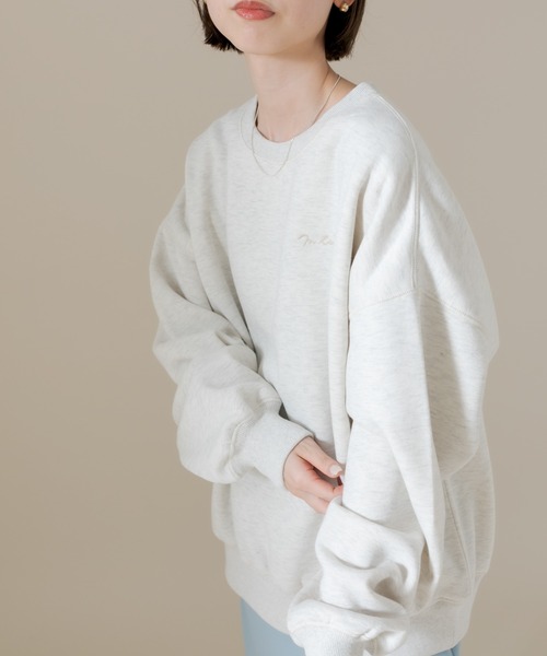 mline（エムライン）の「[mline] ボリュームスウェット（スウェット・レディース・ネイビー/グレー・FREE）」の8枚目の写真