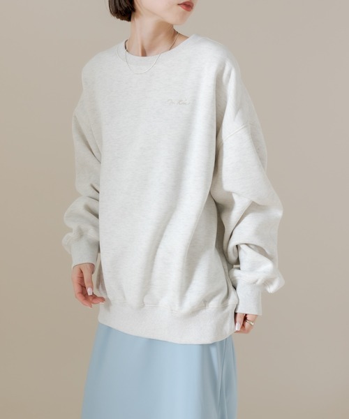 mline（エムライン）の「[mline] ボリュームスウェット（スウェット・レディース・ネイビー/グレー・FREE）」の12枚目の写真