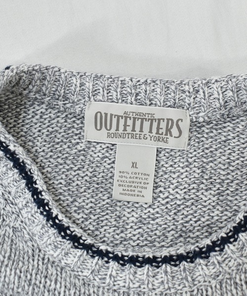VINTAGE(ヴィンテージ)の「【ヴィンテージ古着】90s OUTFITTERS 鹿 アニマル刺繍 コットンニット セーター(ニット/セーター・メンズ・グレー・X-LARGE)」の5枚目の写真