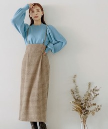 mysty woman | レースアップナロー2WAYスカート 170587(スカート)