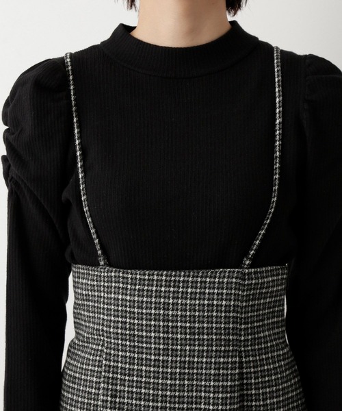 mysty woman（ミスティウーマン）の「レースアップナロー2WAYスカート 170587（スカート・レディース・ブラウン/ブルー/アイボリー/グレー系その他/ベージュ系その他・FREE）」の11枚目の写真