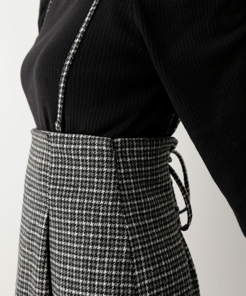 mysty woman（ミスティウーマン）の「レースアップナロー2WAYスカート 170587（スカート・レディース・ブラウン/ブルー/アイボリー/グレー系その他/ベージュ系その他・FREE）」の13枚目の写真