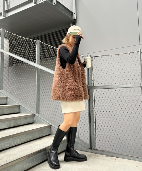 CIAOPANIC（チャオパニック）の「スタイルアップイージーショートパンツ（その他パンツ・レディース・ブラウン/ブラック/アイボリー・SMALL/MEDIUM）」の13枚目の写真