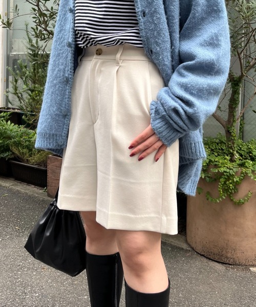 CIAOPANIC（チャオパニック）の「スタイルアップイージーショートパンツ（その他パンツ・レディース・ブラウン/ブラック/アイボリー・SMALL/MEDIUM）」の11枚目の写真