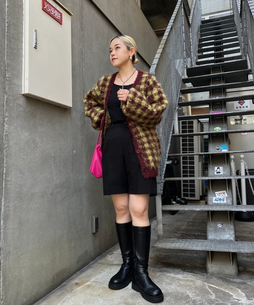 CIAOPANIC（チャオパニック）の「スタイルアップイージーショートパンツ（その他パンツ・レディース・ブラウン/ブラック/アイボリー・SMALL/MEDIUM）」の5枚目の写真