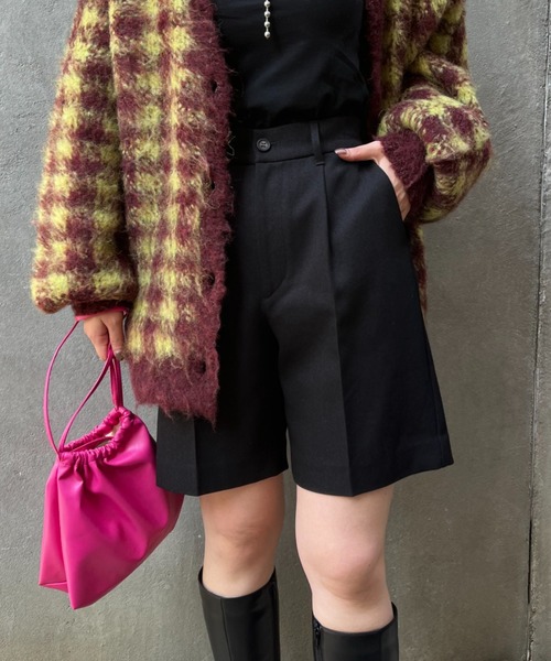 CIAOPANIC（チャオパニック）の「スタイルアップイージーショートパンツ（その他パンツ・レディース・ブラウン/ブラック/アイボリー・SMALL/MEDIUM）」の8枚目の写真