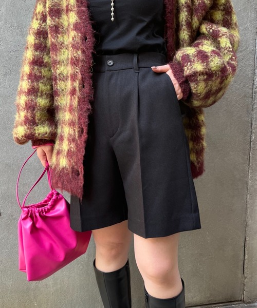 CIAOPANIC（チャオパニック）の「スタイルアップイージーショートパンツ（その他パンツ・レディース・ブラウン/ブラック/アイボリー・SMALL/MEDIUM）」の10枚目の写真