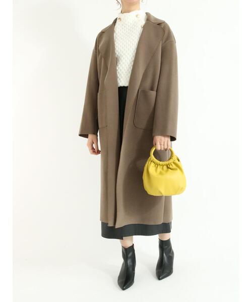 Te chichi（テチチ）の「エコレザーアウトポケットタイトスカート（スカート・レディース・ブラック/ブラウン・SMALL/MEDIUM）」の8枚目の写真