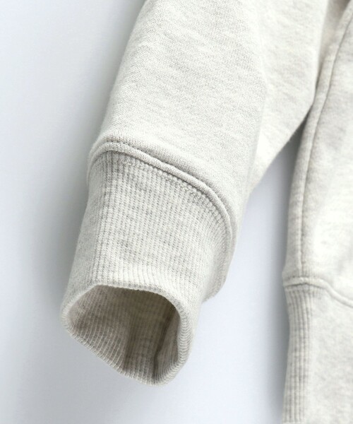 NAUTICA（ノーティカ）の「【NAUTICA/ノーティカ】アップリケロゴ裏毛パーカー（スウェット・キッズ・杢グレー/ネイビー/アイボリー/ブルーグレー/マスタード/ダークグリーン・130/120/140/150）」の11枚目の写真