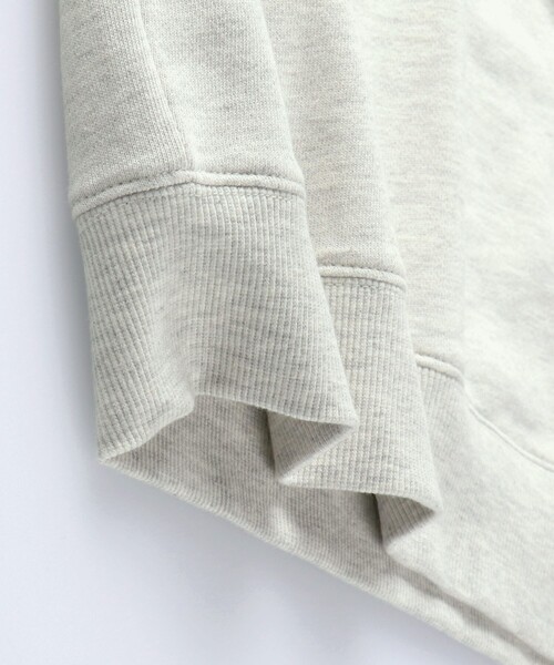 NAUTICA（ノーティカ）の「【NAUTICA/ノーティカ】アップリケロゴ裏毛パーカー（スウェット・キッズ・杢グレー/ネイビー/アイボリー/ブルーグレー/マスタード/ダークグリーン・130/120/140/150）」の12枚目の写真