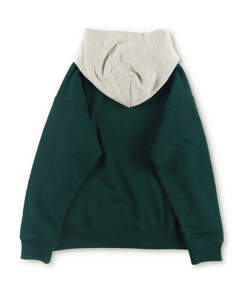 NAUTICA（ノーティカ）の「【NAUTICA/ノーティカ】アップリケロゴ裏毛パーカー（スウェット・キッズ・杢グレー/ネイビー/アイボリー/ブルーグレー/マスタード/ダークグリーン・130/120/140/150）」の21枚目の写真