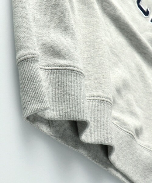 NAUTICA（ノーティカ）の「【NAUTICA/ノーティカ】アップリケロゴ裏毛パーカー（スウェット・キッズ・杢グレー/ネイビー/アイボリー/ブルーグレー/マスタード/ダークグリーン・130/120/140/150）」の14枚目の写真