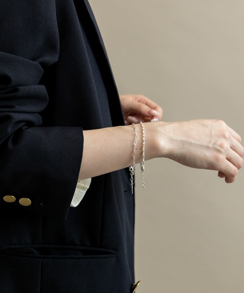 SMELLY（スメリー）の「2セットブレスレット（ブレスレット・レディース・ゴールド/シルバー・-）」の4枚目の写真