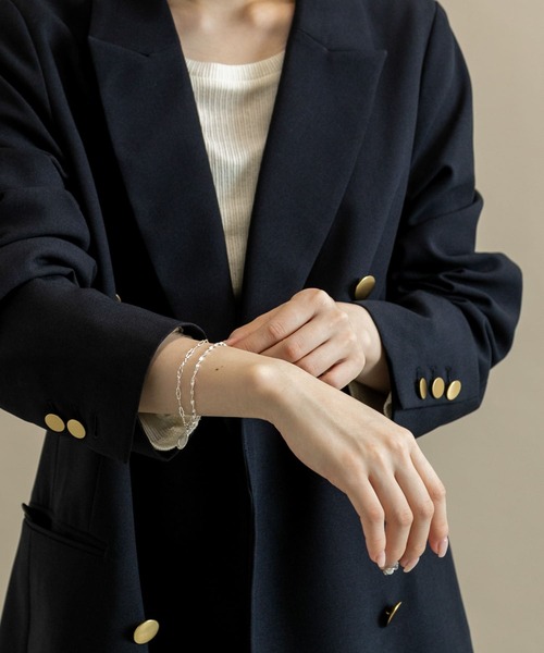 SMELLY（スメリー）の「2セットブレスレット（ブレスレット・レディース・ゴールド/シルバー・-）」の3枚目の写真