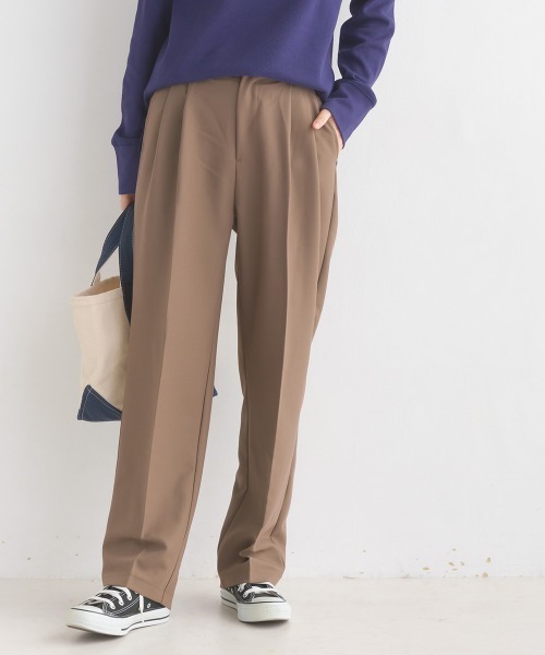 TRストレッチタックテーパードパンツ（その他パンツ）｜OMNES