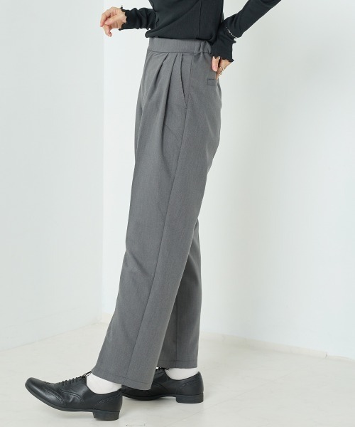 OMNES(オムネス)の「TRストレッチタックテーパードパンツ(その他パンツ・レディース・ピンク/モスグリーン/モカ/ブラック/グレー・LARGE/MEDIUM/X-LARGE)」の10枚目の写真