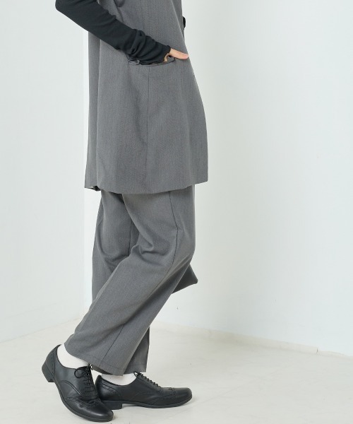 OMNES(オムネス)の「TRストレッチタックテーパードパンツ(その他パンツ・レディース・ピンク/モスグリーン/モカ/ブラック/グレー・LARGE/MEDIUM/X-LARGE)」の8枚目の写真