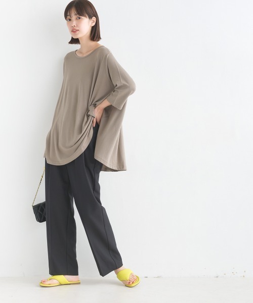 OMNES(オムネス)の「TRストレッチタックテーパードパンツ(その他パンツ・レディース・ピンク/モスグリーン/モカ/ブラック/グレー・LARGE/MEDIUM/X-LARGE)」の16枚目の写真
