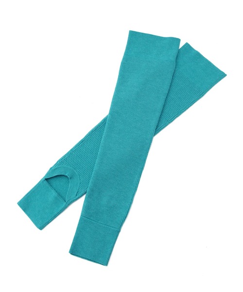 NERGY（ナージー）の「ニットレッグウォーマー（レッグウォーマー・レディース・ブルー/チャコールグレー・FREE）」の9枚目の写真