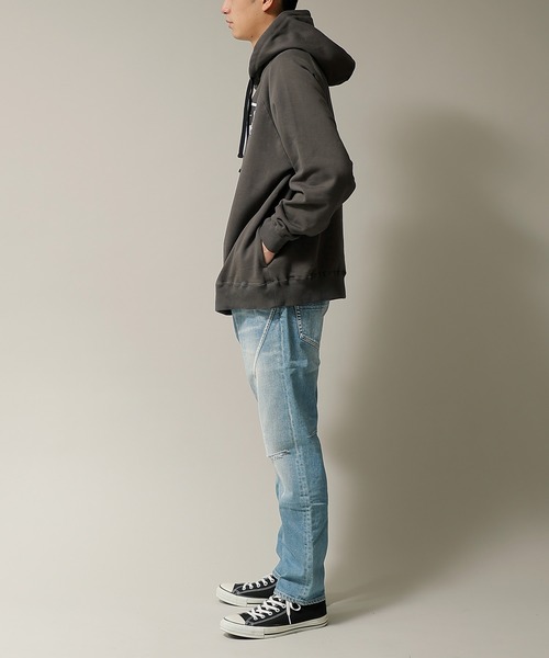 NUMBER (N)INE（ナンバーナイン）の「SCHOOL OF VISUAL COMEDY PULLOVER HOODIE（パーカー・メンズ・ダークグレー/ブラック/トップグレー・2/3/4）」の13枚目の写真