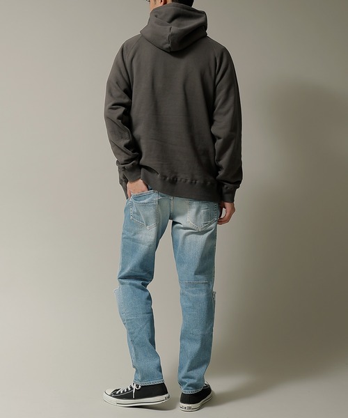 NUMBER (N)INE（ナンバーナイン）の「SCHOOL OF VISUAL COMEDY PULLOVER HOODIE（パーカー・メンズ・ダークグレー/ブラック/トップグレー・2/3/4）」の17枚目の写真