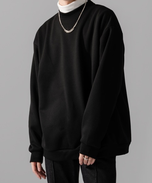 Adoon plain（アドーンプレーン）の「【Adoon plain】フラワーバックプリントスウェット（スウェット・メンズ・ブラック/オフホワイト・LARGE/MEDIUM）」の15枚目の写真