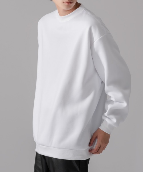 Adoon plain（アドーンプレーン）の「【Adoon plain】フラワーバックプリントスウェット（スウェット・メンズ・ブラック/オフホワイト・LARGE/MEDIUM）」の7枚目の写真