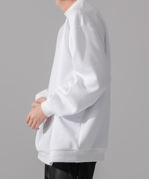 Adoon plain（アドーンプレーン）の「【Adoon plain】フラワーバックプリントスウェット（スウェット・メンズ・ブラック/オフホワイト・LARGE/MEDIUM）」の8枚目の写真