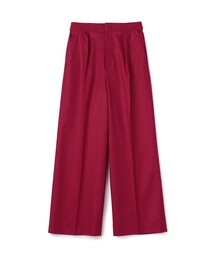 EDITION | WOOL SAXONY ウールポリウレタン ワイドパンツ(その他パンツ)