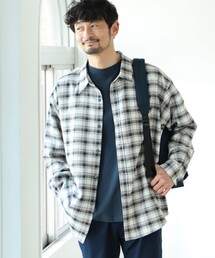 B:MING by BEAMS（ビーミングバイビームス）の「B:MING by BEAMS / ツイル チェック レギュラーカラー シャツ（シャツ/ブラウス・メンズ）」